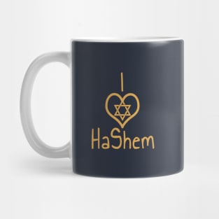 I ❤️ HaShem – Star of David Edition Mug